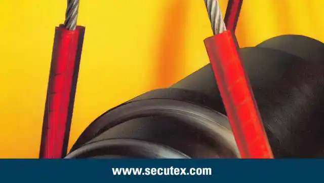 secutex wire rope sleeve / Schutzschlauch für Drahtseile (Защитный рукав для стальных канатов SD / SD-2 / SDC / SDC-2)